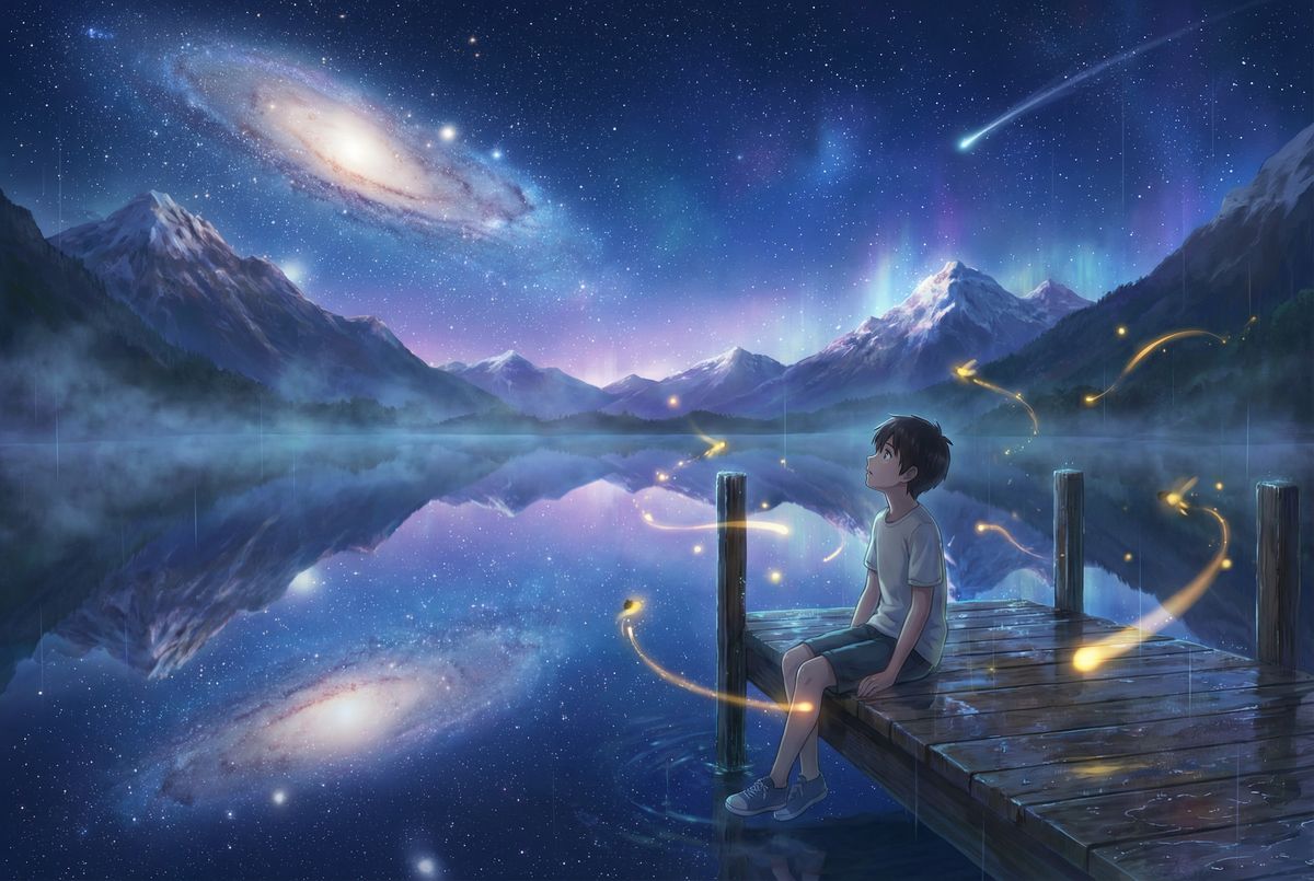 溏心vlog星空视频